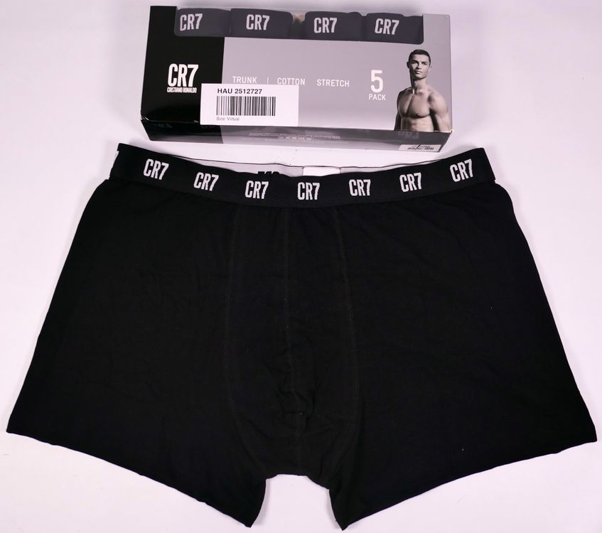 CR7 Cristiano Ronaldo Boxershorts voor Heren 5 Pack, Blauw, Groen, Paars, S