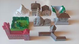 Schweizer Sehenswürdigkeiten Kuchendeko / Spielfiguren