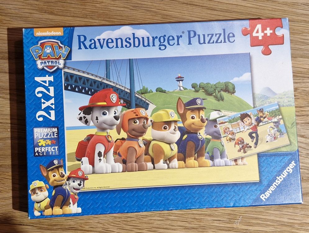 Paw Patrol Ravensburger 2 Puzzle (ab 4+) (Gebraucht) in Untervaz für ...