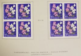 1959, Geschenkheft Pro Juventute ET, im 4-Block Kt. 60.-++