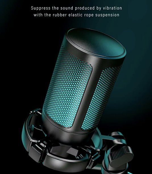 Microfoni: USB Pro Studio-Mikrofon Kondensator mit Stativ – Nuovo e nell'imballaggio originale da Châtelaine venduto da topshop.switzerland 5
