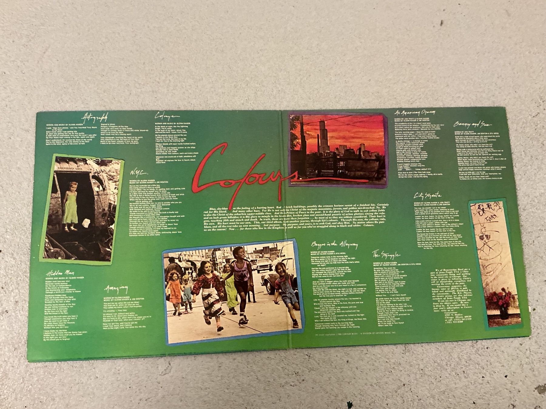 Schallplatten: Resurrection Band LP - Colours – Gebraucht aus Winterthur von Tumko-Vinyl 1