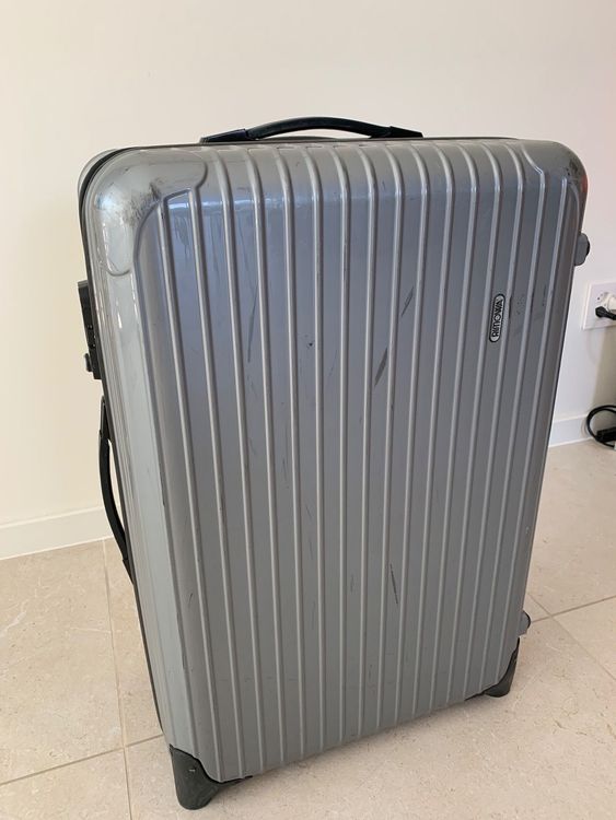 RIMOWA Valise Vintage 80er de Voyage Aluminium à