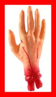 abgehacktes Handgelenk Scary Blut Blood Horror Halloween