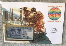 BANKNOTE ONE DOLLAR SINGAPORE