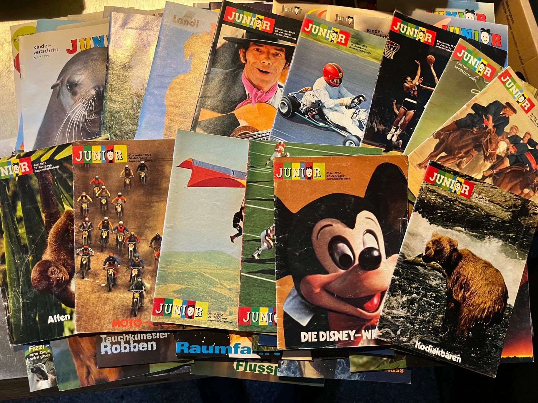 Revues & Magazines: heft, junior 50 stk. ab 1974 -2016 – D'occasion à Emmenmatt par flyrecords