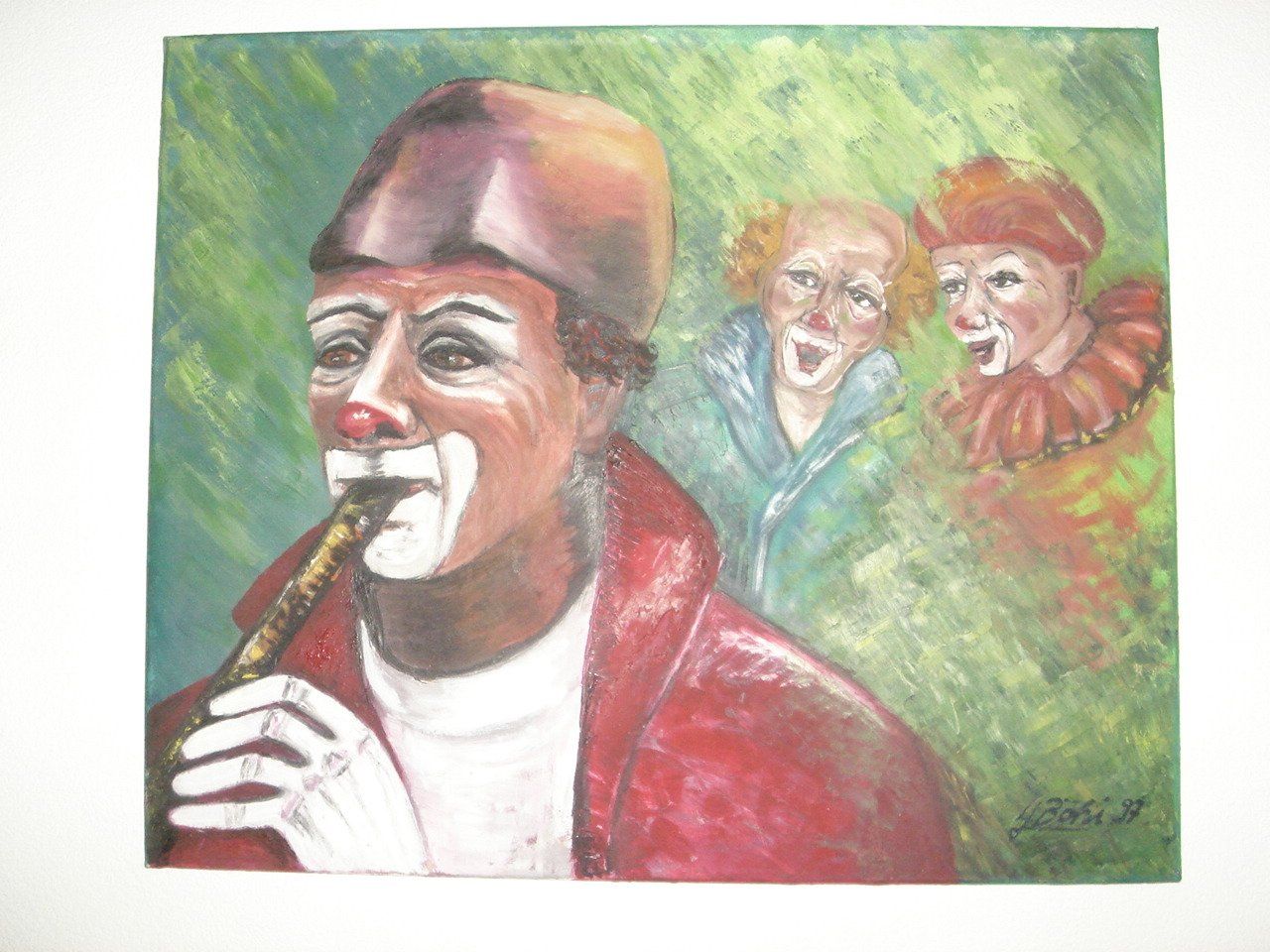 Foto & Immagini: Bild mit Clowns Grösse 60x50cm – Usato da Büren an der Aare venduto da Strahler0 3