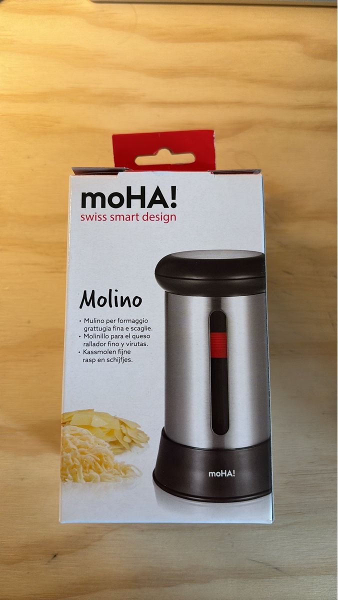 Cucine complete: MohA Râpe à fromage design suisse neuf – Nuovo e nell'imballaggio originale da La Tour-de-Peilz venduto da dim_v6qc