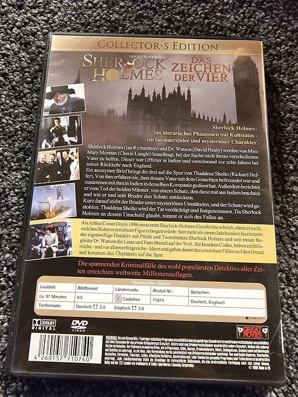 Alle DVDs: Sherlock Holmes DVD Das Zeichen der Vier (21802) – Gebraucht aus Ruswil von jan_bxl5 1