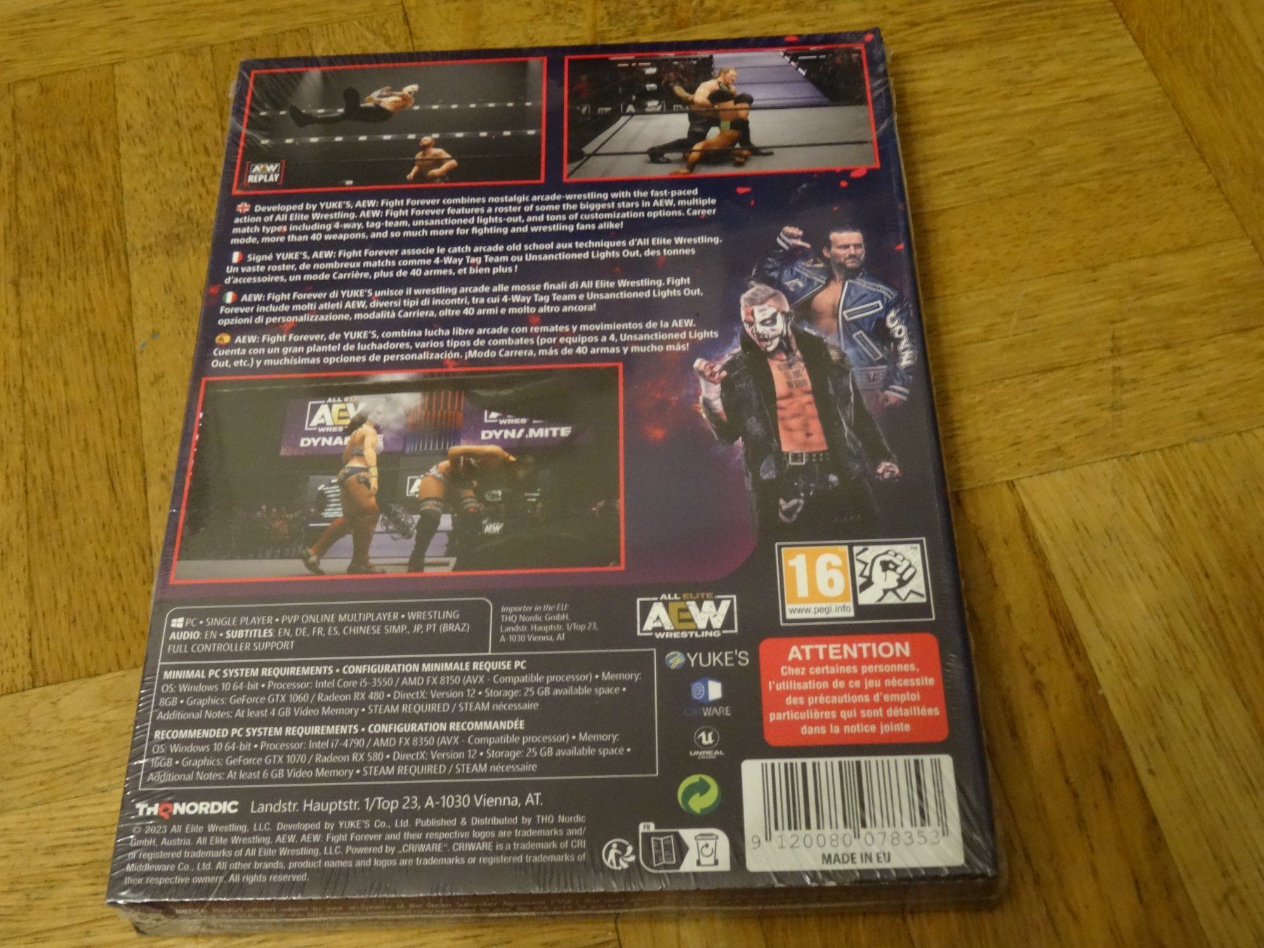 Spiele: PC AEW Fight Forever NEUWARE – Neu und originalverpackt aus Olten von Disc-Ausverkauf 1