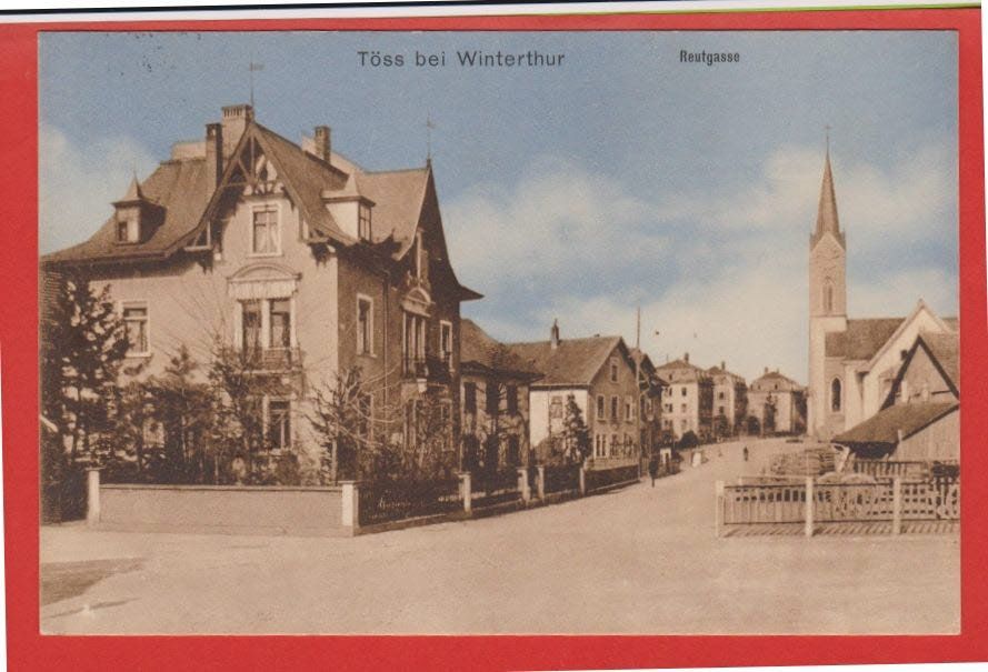 Ansichtskarten: Töss  -  4 antike Ansichtskarten 1910er/20er-Jahre – Gebraucht aus Vitznau von Ropaku 2