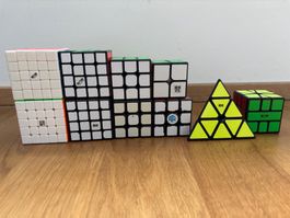 Speedcube Set: MoYu & QiYi (Magnetic, 2x2 bis 5x5, Pyraminx)