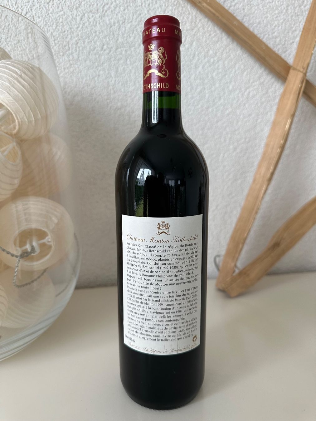 Mouton Rothschild Vino: Château Mouton Rothschild 1999 – Nuovo (secondo la descrizione) da Yens venduto da Rilou80 5