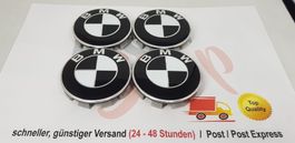 BMW LOGO EMBLEM NABENDECKEL SW/WS 68MM