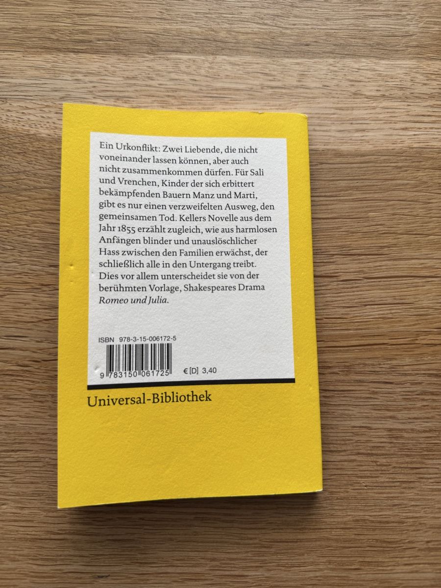 Libri: Romeo und Julia auf dem Dorfe – Usato da Tagelswangen venduto da Isa036 1