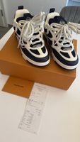Louis Vuitton Skate Sneaker blau weiss neuwertig 42