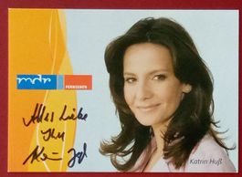 Katrin Huß Autogramm signiert Fotopostkarte 10x15cm