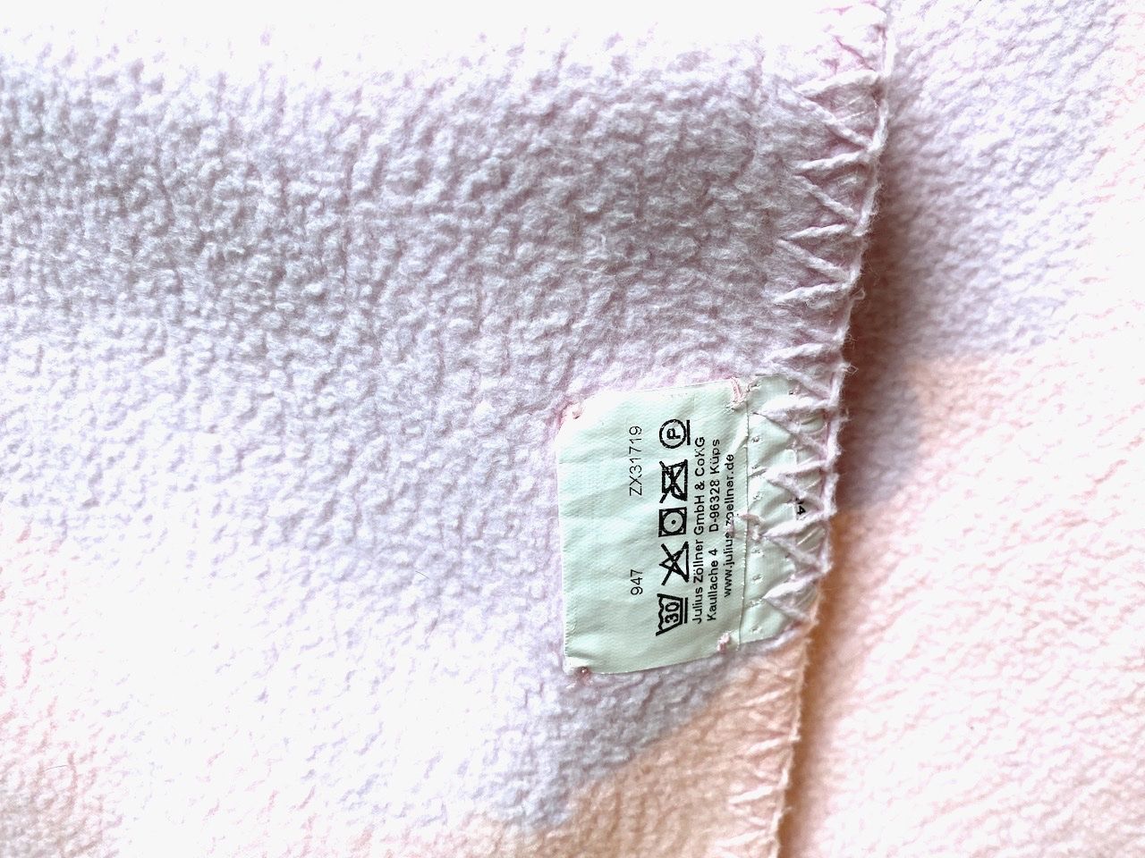 Coperte: Baby-Decke rosa, Jul. Zöllner – Usato da Uster venduto da ros_pym8 2