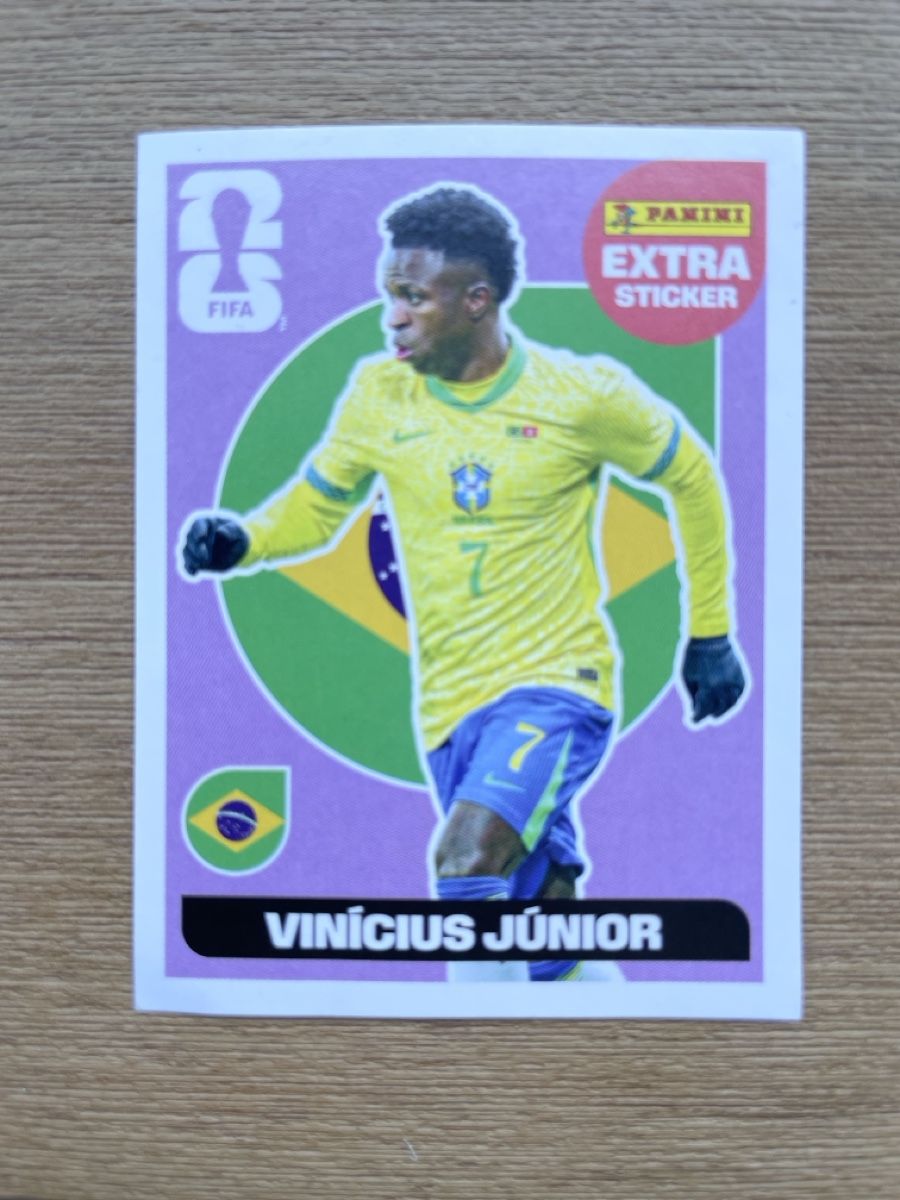 Panini Sammelbilder & Trading cards: Panini Extra Sticker - Vinicius Junior – Neu (gemäss Beschreibung) aus Marthalen von ironh1tsch