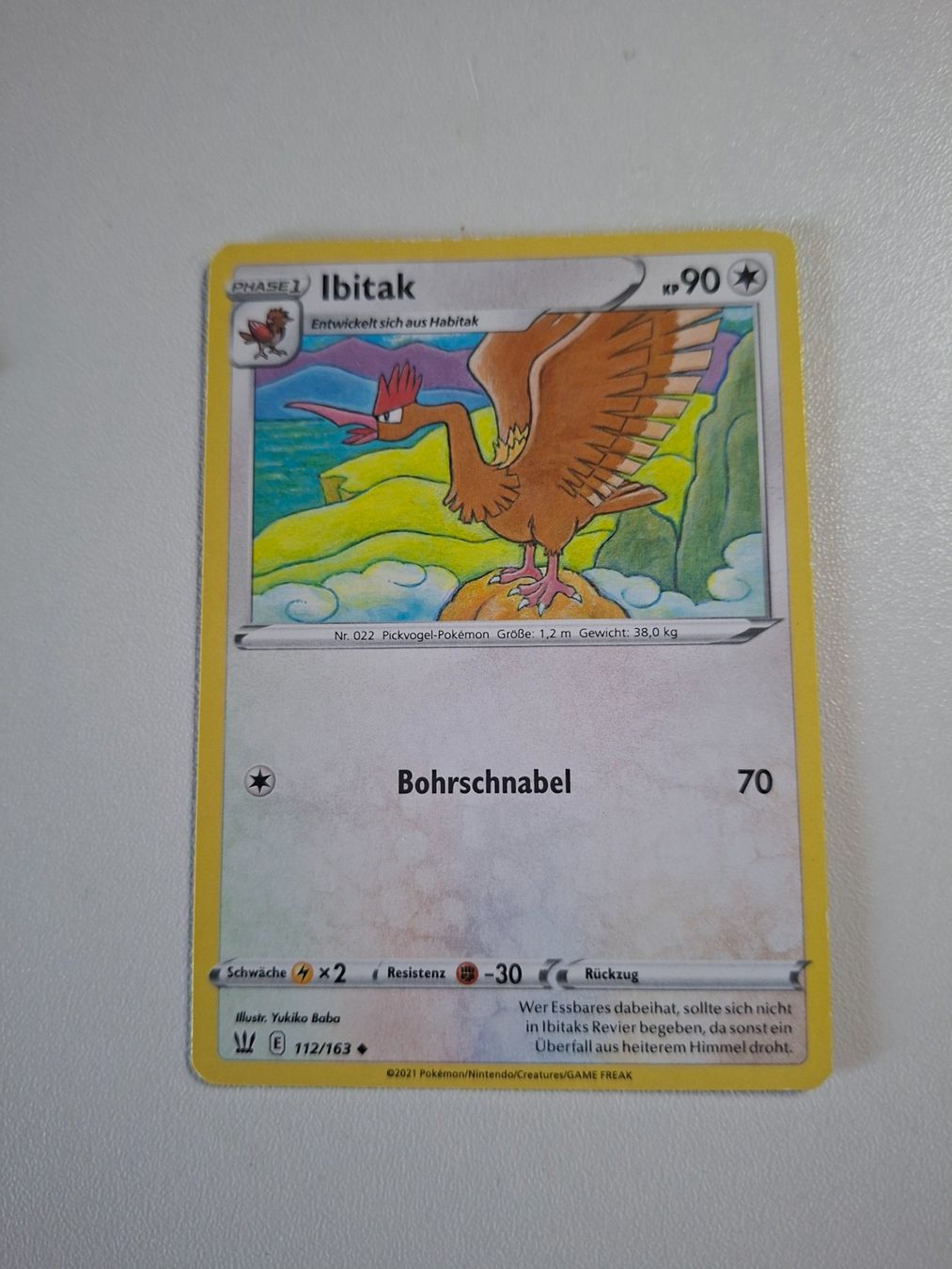 Pokémon Carte collezionabili: Ibitak Pokemon Karte – Usato da Erlinsbach venduto da pfunky