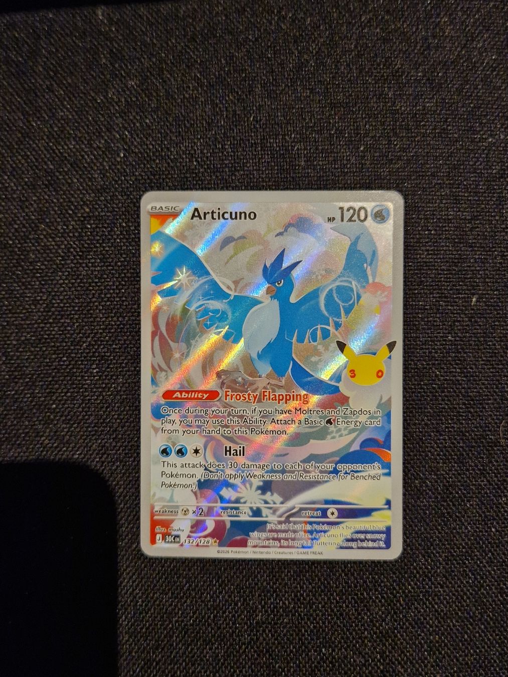 Pokémon Carte collezionabili: Articuno 30th eng – Nuovo (secondo la descrizione) da Giubiasco venduto da MrGru1992
