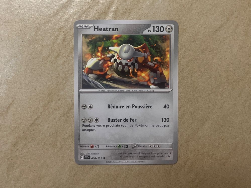 Carte Pokemon Heatran - Evolutions prismatiques - PREFR (D'occasion) à ...