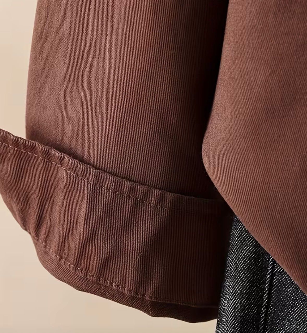 Camicie: Braunes Baumwoll Hemd – Nuovo e nell'imballaggio originale da Zürich venduto da cla_7w78 3