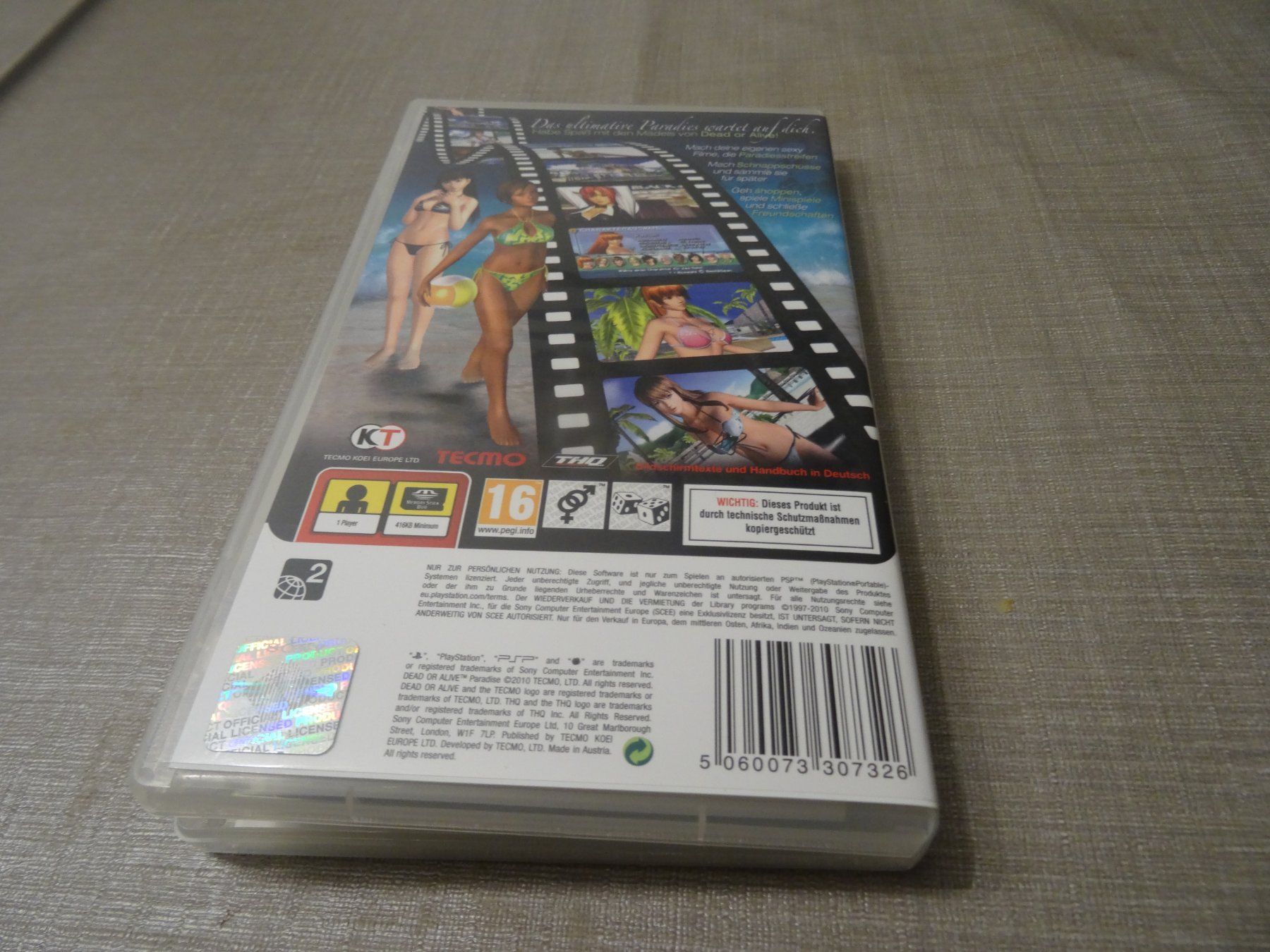 Sony Giochi: Dead or Alive Paradise PSP – Usato da Olten venduto da Disc-Ausverkauf 2