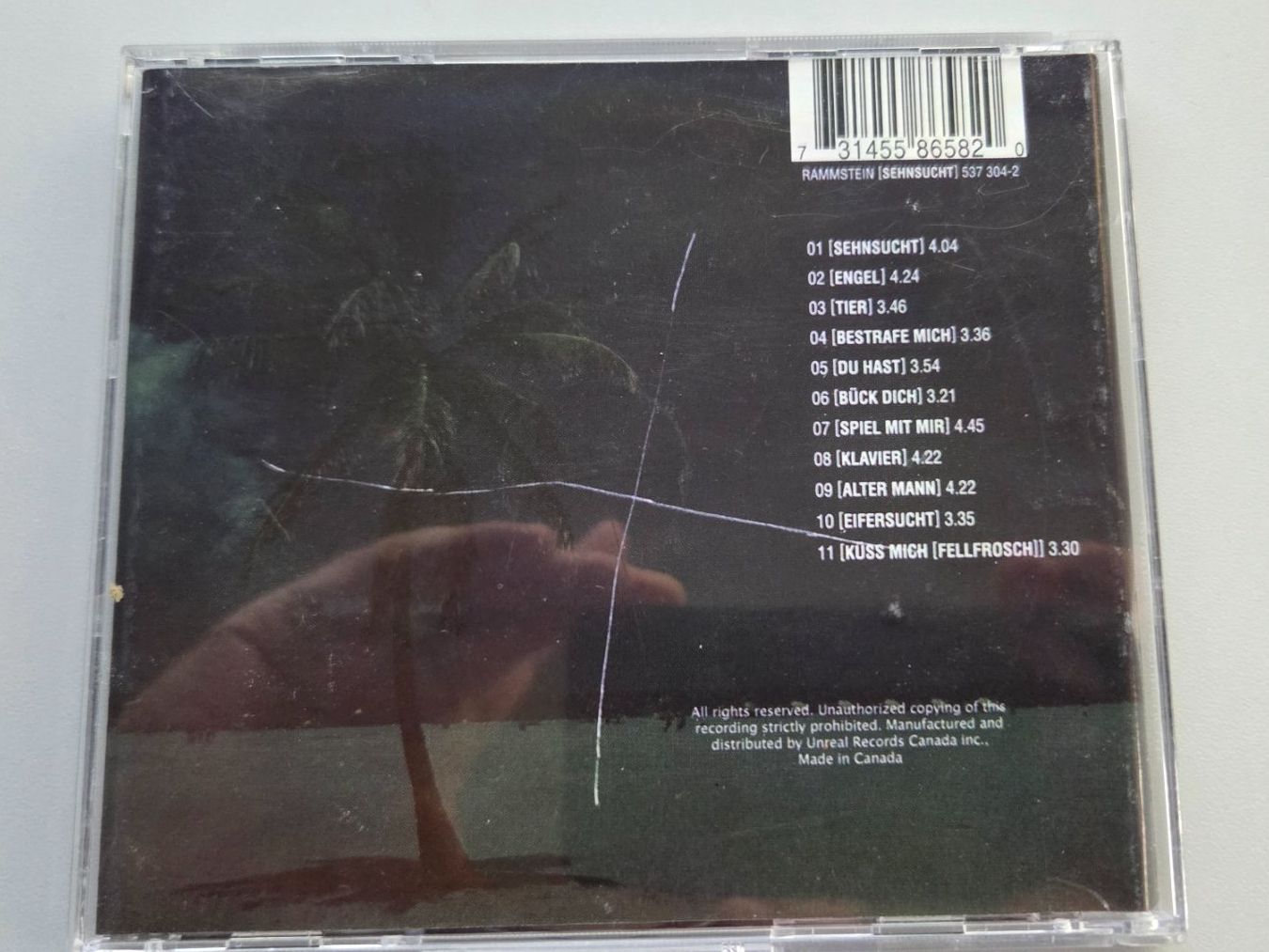CD: CD Rammstein - Sehnsucht – Usato da Schaffhausen venduto da Kellerrassel 2
