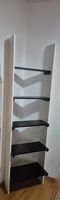 Modernes Leiterregal, schwarz/weiss, 200cm hoch, Top