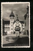 Maienfeld, Strassenpartie am Städtlipla