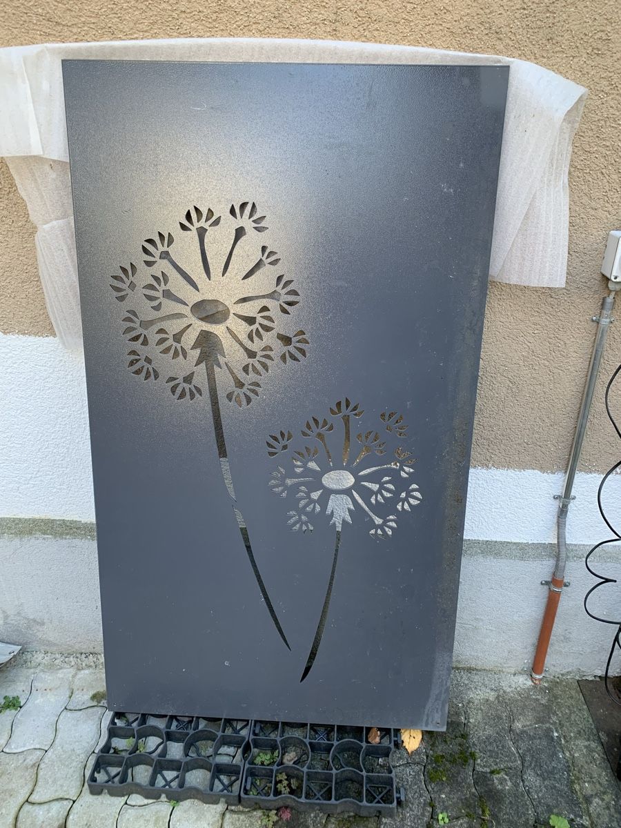 Tutte le decorazioni: Sichtschutz oder sonstiges, Pusteblume in Stahlpl. Geleysert – Nuovo (secondo la descrizione) da Winden venduto da EmilNeu 5