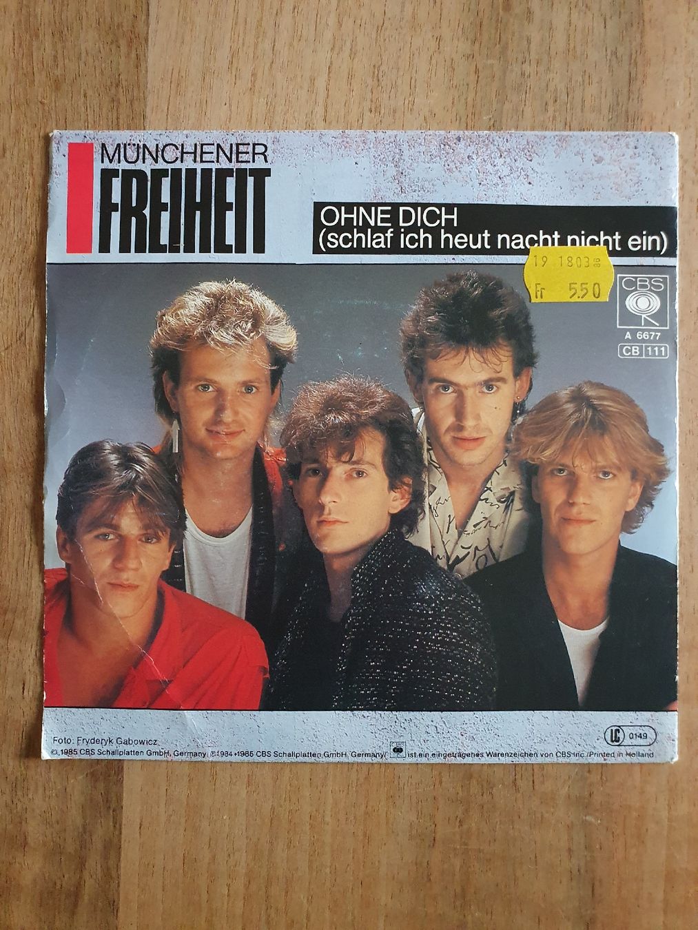 Schallplatten: Münchener Freiheit Single "Ohne Dich" Vinyl – Gebraucht aus Sirnach von dimitri1963 1