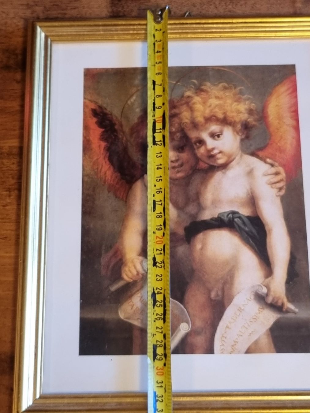 Foto & Immagini: Engel Putten Kunstdruck Goldrahmen Glas – Usato da Scharnachtal venduto da devin03 4