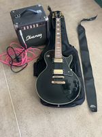E-Gitarre (Epiphone) mit Verstärker, Tasche und Gurt