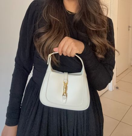 Gucci Jackie 1961 mini  Blanc Sac à bandoulière  full set