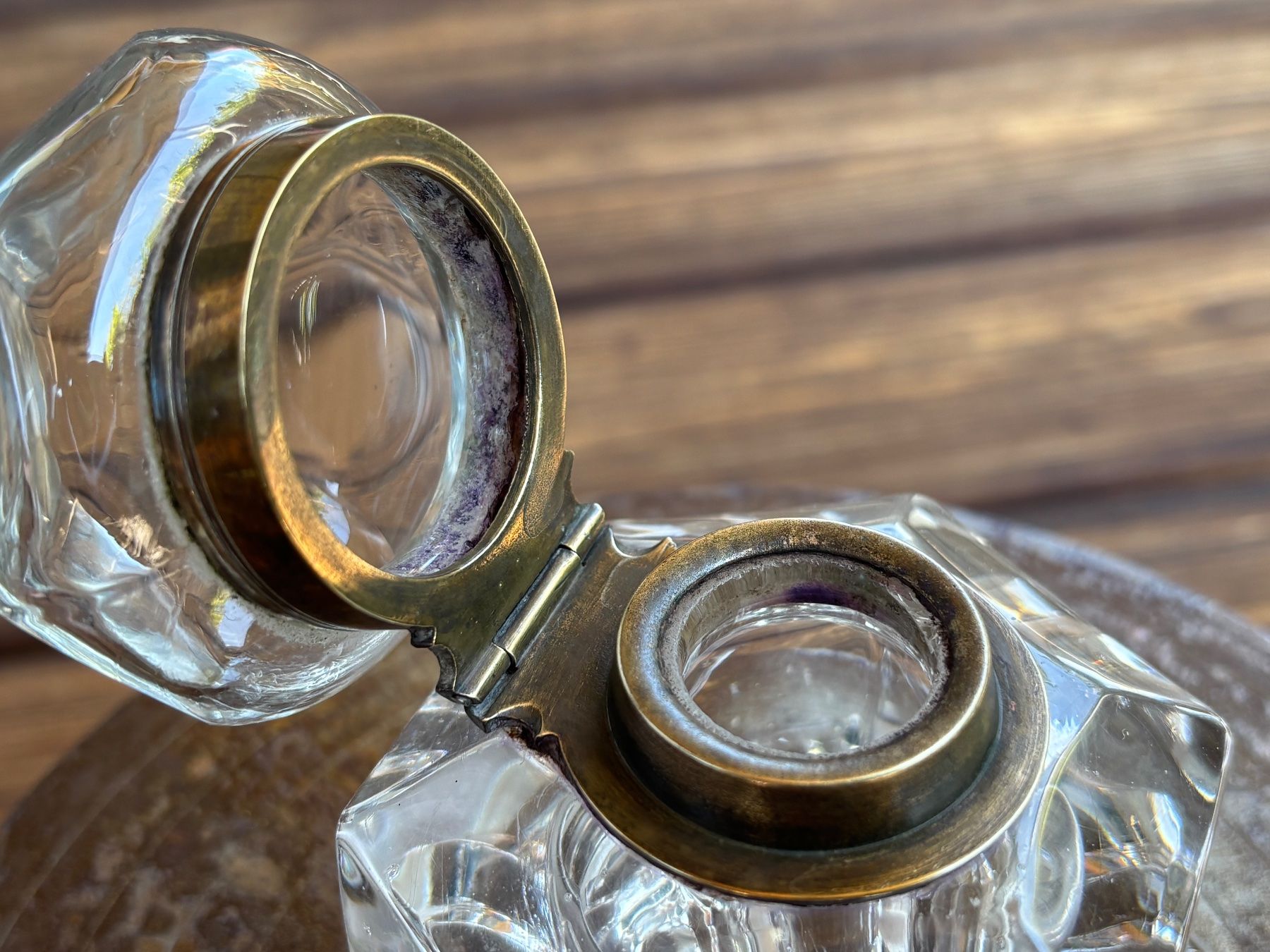 Altro in Antiquarato & Arte: antikes Pressglas Tintengefäss, Tintenfass – Usato da Lüchingen venduto da Eeizo 6