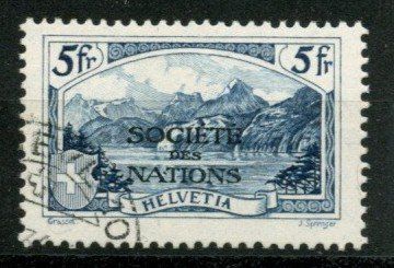 Alle Briefmarken: S.D.N. GEBIRGSLANDSCHAFT NR. 31 TOP - FR. 150.- – Gebraucht aus Sarmenstorf von Tricardo