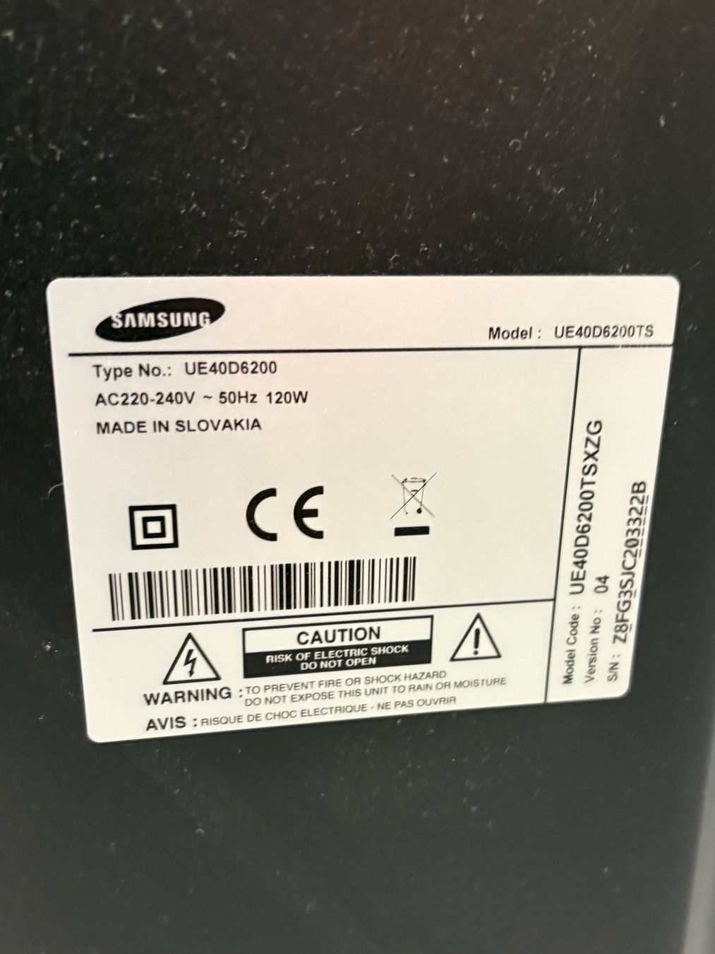 Samsung Appareils TV: Fernseher 44" SAMSUNG – D'occasion à Schinznach Bad par curtis0 6