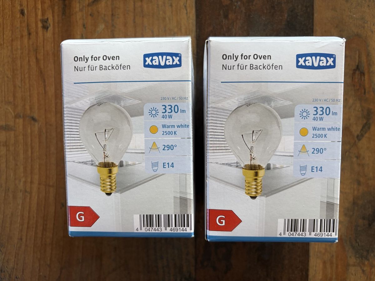 Lampade: Xavax Backofenlampe E14 40W warmweiss, neu – Nuovo (secondo la descrizione) da Allschwil venduto da Catelyn