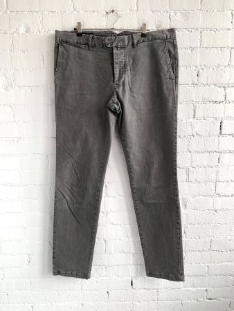 Graue Herren Chinos Stoffhose von Blauer
