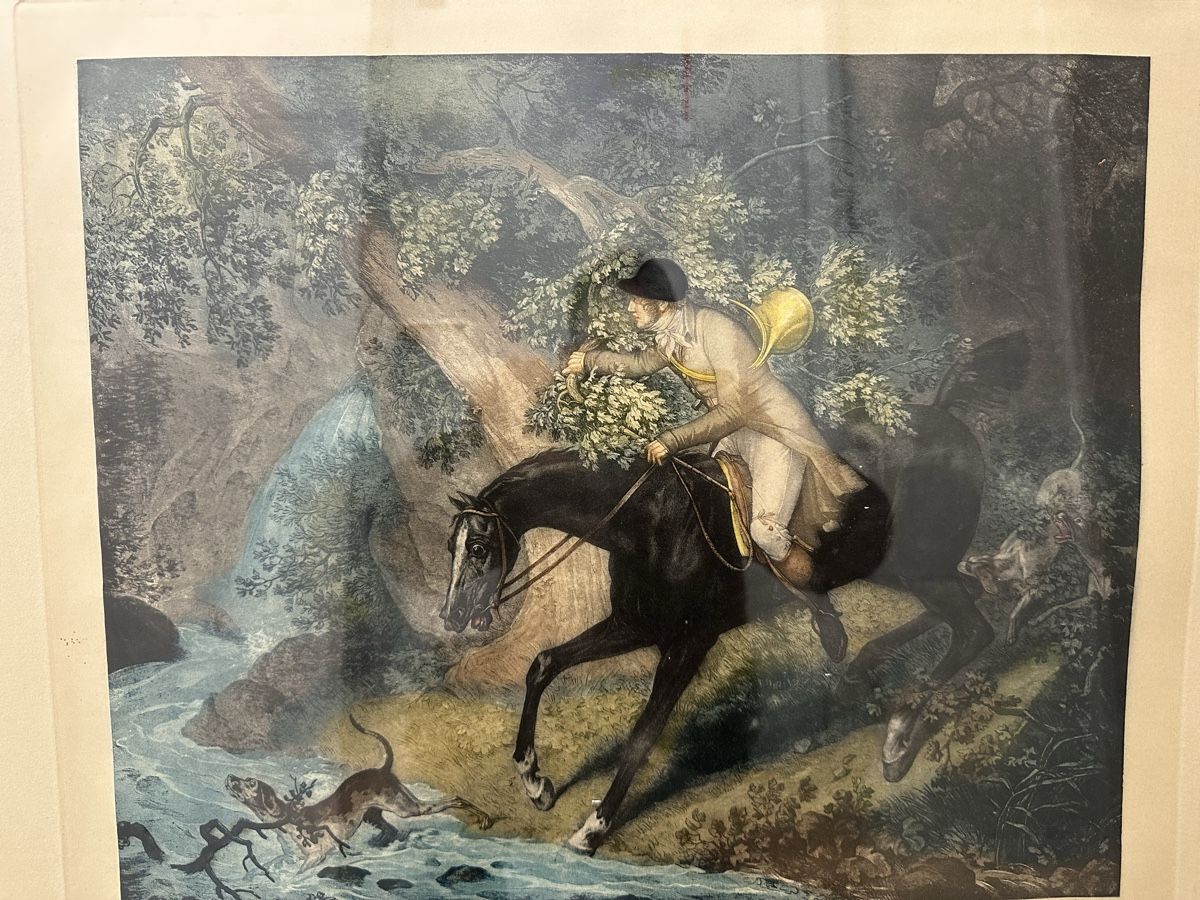 Incisioni: Originale antike Gravure "Chasseur Egaré" Stich – Usato da Ebikon venduto da Gaenggeliwaar 1
