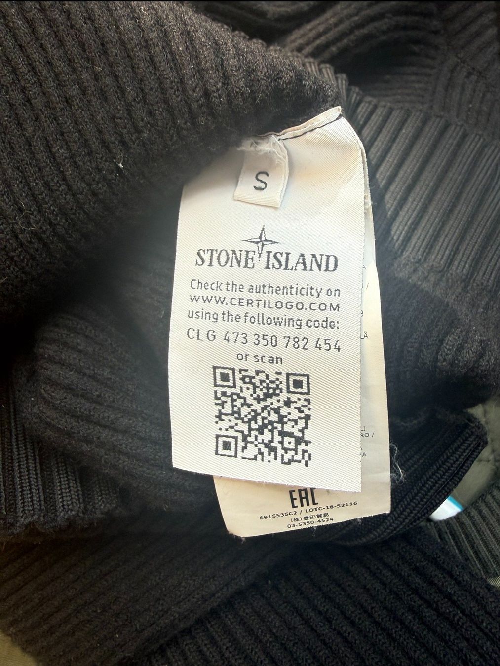Stone Island Maglioni & Felpe: Stone Island Logo Patch Roll Neck Jumper – Usato da Erlach venduto da VerkaufX 5