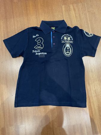La Martina Poloshirt, Schwarz, Grösse S, Top Zustand!
