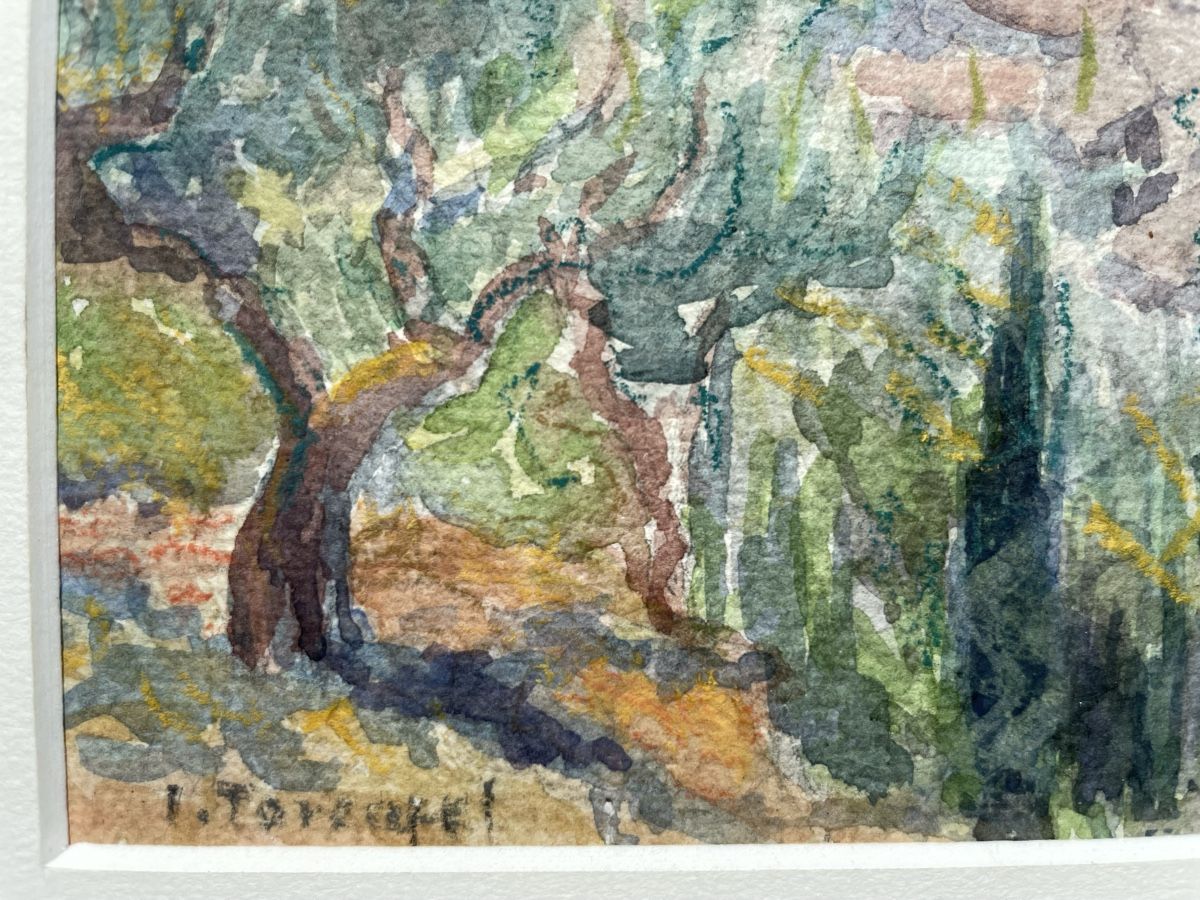 Dipinti: Torcapel aquarelle Assise – Usato da Biel/Bienne venduto da Galaq 1