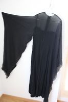 Schwarzes Vintage Kleid, verm.Handmade,Haller ZH.ev.Gr.37/38