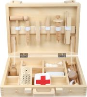 La mallette de docteur nature en bois ( NEUF )