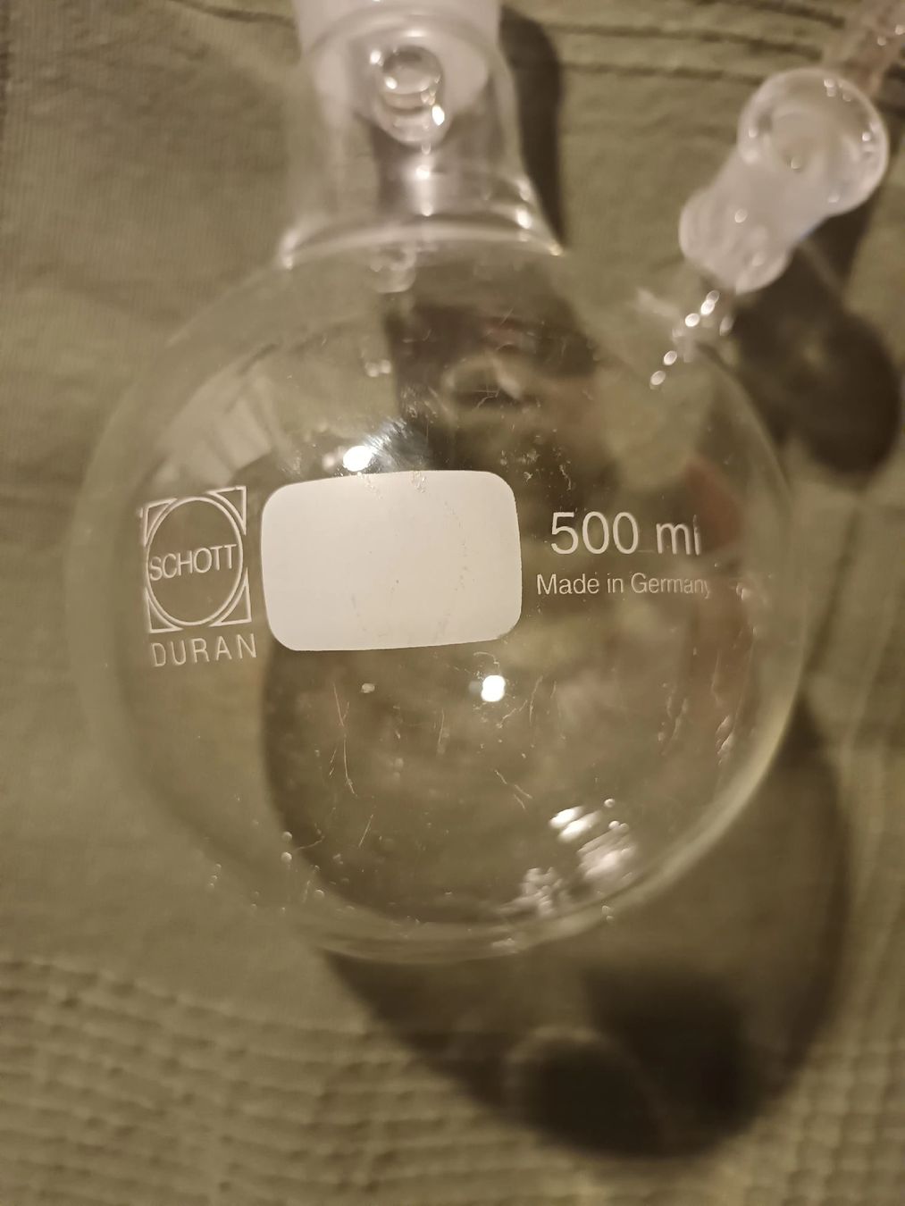 Schott Bicchieri: Schlenk Flask 500 ml - NS 29/32 – Usato da Ecublens VD venduto da emi_d6tr 1