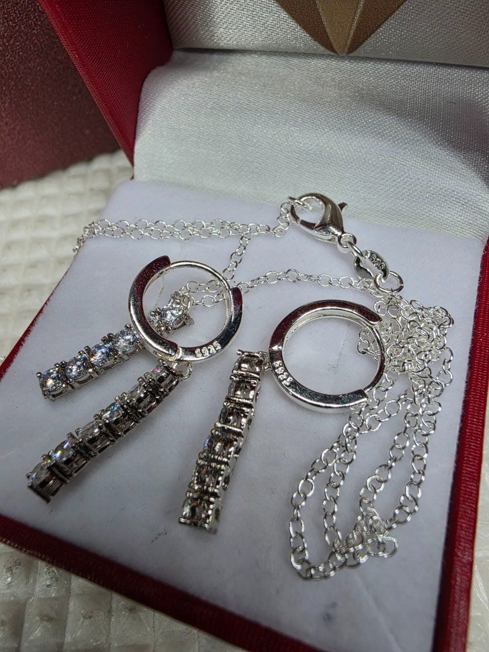 Sonstiger Schmuck: Ensemble argent avec zircons – Neu und originalverpackt aus Reconvilier von Tsma67 5