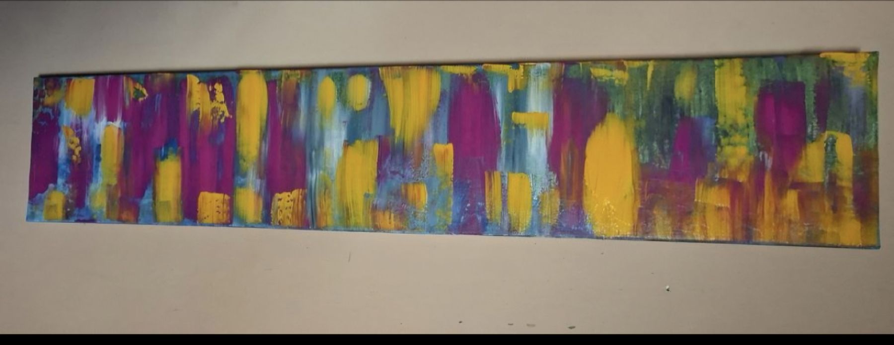 Dipinti: Gemälde " Der Pfad" handmade 20×100 – Nuovo (secondo la descrizione) da Riehen venduto da Steinbock1970
